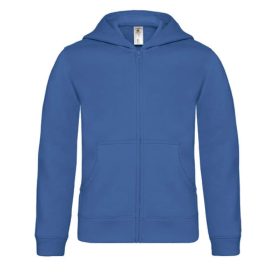 B&C gyerek pulóver Hooded Full Zip 280 királykék