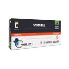 Cerva púdermentes nitril kesztyű Spoonbill kék 100 db/csomag