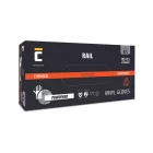 Cerva púderezett vinyl kesztyű Rail átlátszó 100 db/csomag