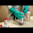 Cerva vegyszerálló kesztyű Grebe zöld