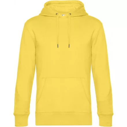 B&C pulóver King Hooded 280 sárga