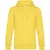 B&C pulóver King Hooded 280 sárga