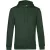B&C kapucnis pulóver Organic 280 erdészzöld