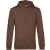 B&C kapucnis pulóver Organic 280 mocha