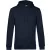 B&C kapucnis pulóver Organic 280 tengerkék