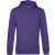 B&C kapucnis pulóver Organic 280 lila