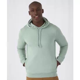 B&C kapucnis pulóver Organic 280 zsálya