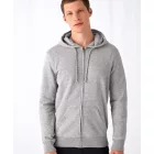 B&C pulóver Organic 280 melírozott szürke