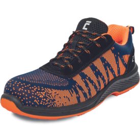 Cerva munkavédelmi cipő Geargrint MF S1 narancs-kék