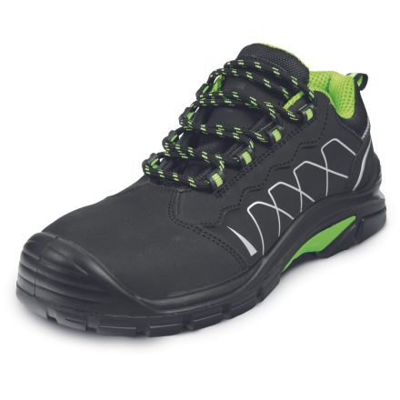 Cerva munkavédelmi cipő Vindwook MF S3 fekete-zöld