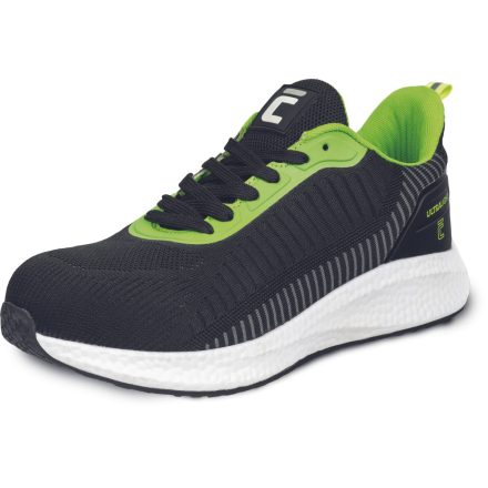 Cerva munkavédelmi cipő UltraLight MF ESD O1 fekete-fehér-lime