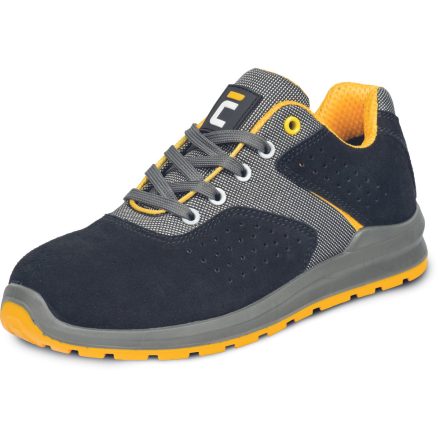 Cerva munkavédelmi cipő Grimma S1PS MF SR fekete-sárga