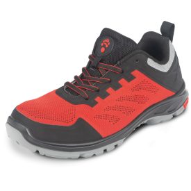 Panda munkavédelmi cipő Energy S1PL piros-fekete