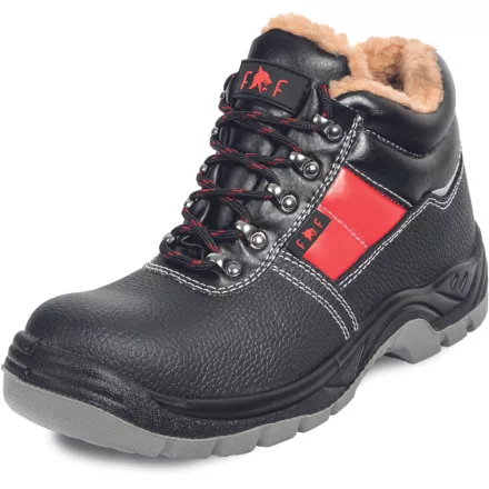 Fridrich bélelt munkavédelmi bakancs SC-03-012 S3 FO CI SR fekete-piros