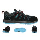 Sako munkavédelmi szandál Blue S1 ESD fekete-kék-piros