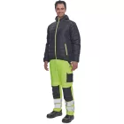 Cerva dzseki Max Vivo Light fekete-neon sárga
