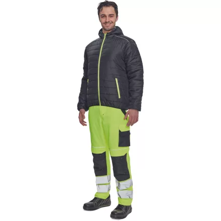 Cerva dzseki Max Vivo Light fekete-neon sárga