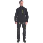 Cerva polár pulóver Emerton STR 350 fekete-sárga