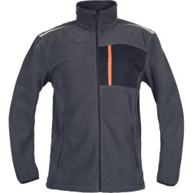 Cerva polár pulóver Emerton STR 350 szürke-narancs