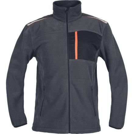 Cerva polár pulóver Emerton STR 350 szürke-narancs