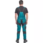 Cerva kantáros munkásnadrág Dayboro petrol-fekete