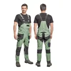 Cerva kantáros munkásnadrág Dayboro szürkés-zöld-fekete