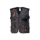 Emerton munkás mellény fekete-narancs