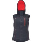 Cerva kifordítható női mellény Knoxfield Lady antracit-piros