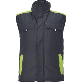 Cerva mellény Max Vivo fekete-neon sárga