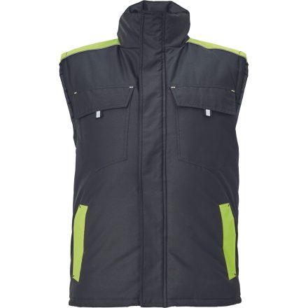 Cerva mellény Max Vivo fekete-neon sárga