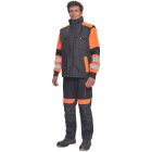 Cerva mellény Max Vivo fekete-neon narancs