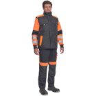 Cerva mellény Max Vivo fekete-neon narancs