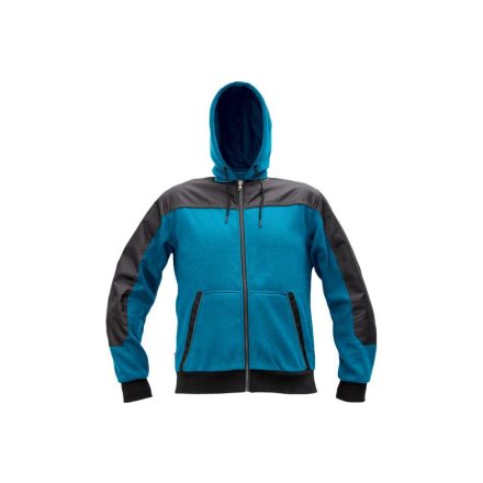 Cerva pulóver Cremorne petrolkék-fekete