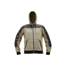 Cerva pulóver Cremorne olajzöld-fekete-sárga