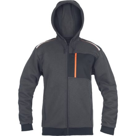 Cerva pulóver Emerton STR 300 szürke-narancs