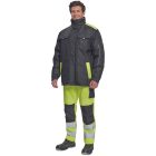 Cerva télikabát Max Vivo fekete-neon sárga