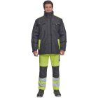 Cerva télikabát Max Vivo fekete-neon sárga