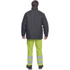 Cerva télikabát Max Vivo fekete-neon sárga