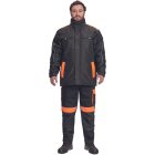 Cerva télikabát Max Vivo fekete-neon narancs