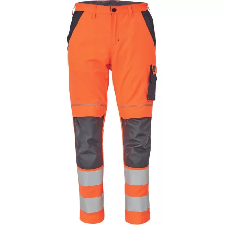 Cerva derekas munkásnadrág Max Vivo HV fluo-narancs-fekete