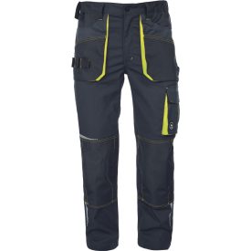 Cerva munkásnadrág Emerton STR fekete-sárga