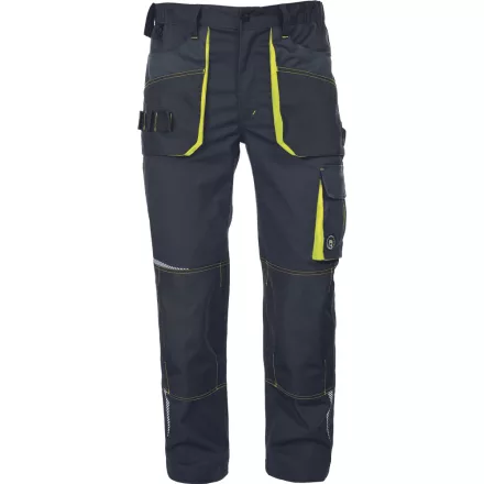 Cerva munkásnadrág Emerton STR fekete-sárga