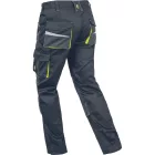 Cerva munkásnadrág Emerton STR fekete-sárga