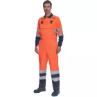 Cerva kantáros munkásnadrág Lorca HV fluo-narancs-tengerkék
