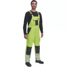 Cerva kantáros munkásnadrág Max Vivo HV fluo-sárga-fekete