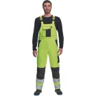 Cerva kantáros munkásnadrág Max Vivo HV fluo-sárga-fekete