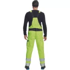 Cerva kantáros munkásnadrág Max Vivo HV fluo-sárga-fekete