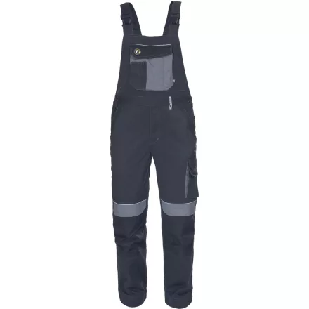 Cerva kantáros munkásnadrág Max Eco Stretch 245 fekete-szürke