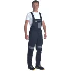 Cerva kantáros munkásnadrág Max Eco Stretch 245 fekete-szürke