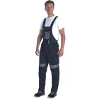 Cerva kantáros munkásnadrág Max Eco Stretch 245 fekete-szürke
